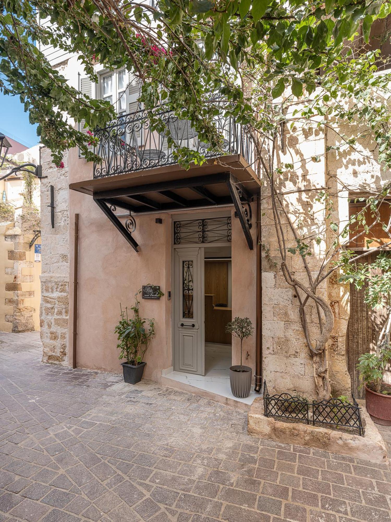 Porto Vecchio Hotel Hriszí Aktí Haniá Kültér fotó