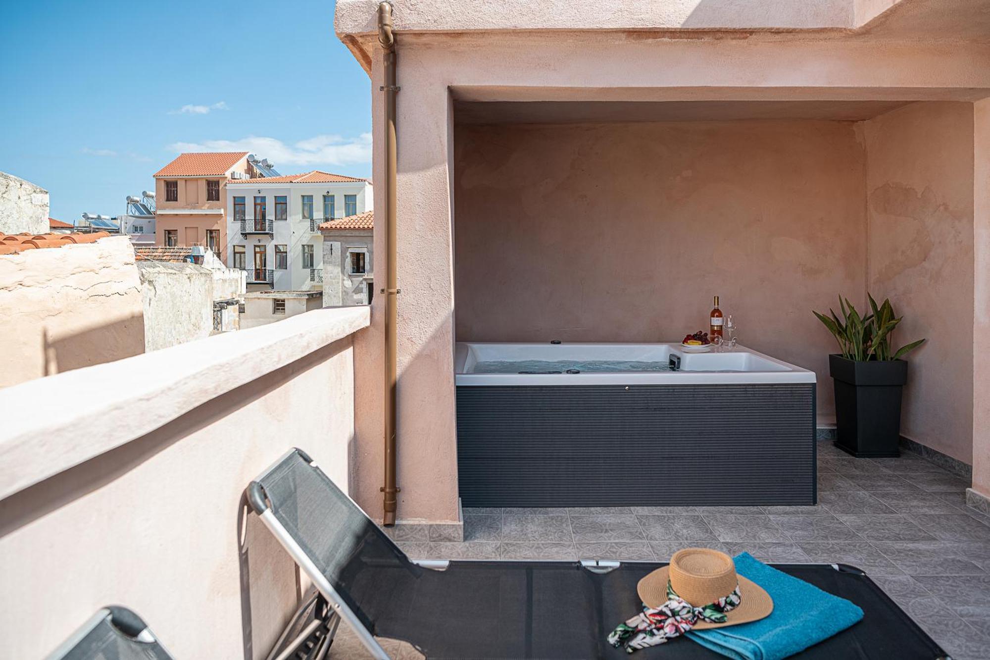 Porto Vecchio Hotel Hriszí Aktí Haniá Kültér fotó